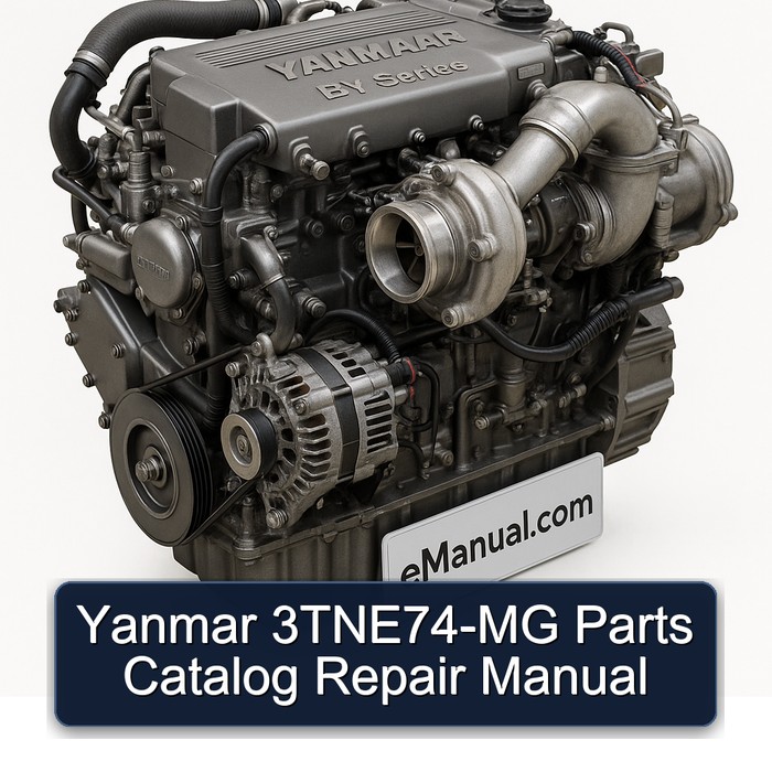 Yanmar 3TNE74-MG Parts Catalog Repair Manual 