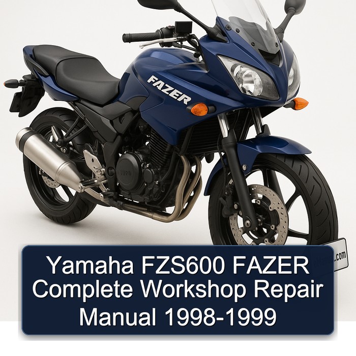 Yamaha FZS600 FAZER Complete Workshop Repair Manual 1998-1999 