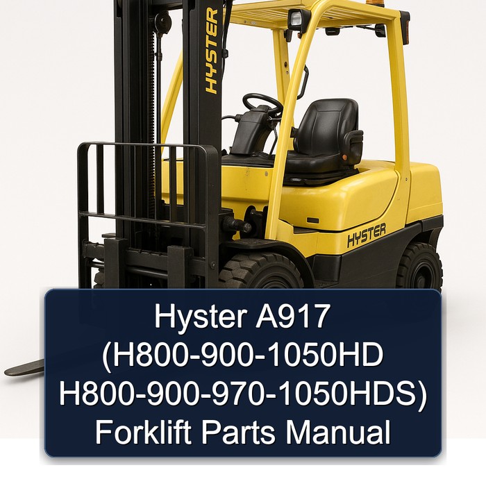 Manual de Partes para Montacargas Hyster A917 (H800-900-1050HD H800-900-970-1050HDS)