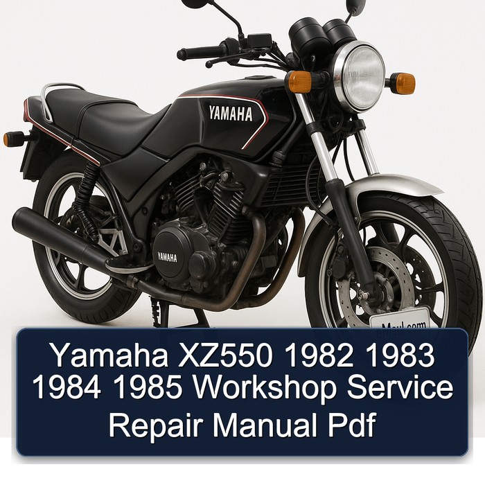 Yamaha XZ550 1982 1983 1984 1985 Workshop Manual de servicio y reparación Pdf