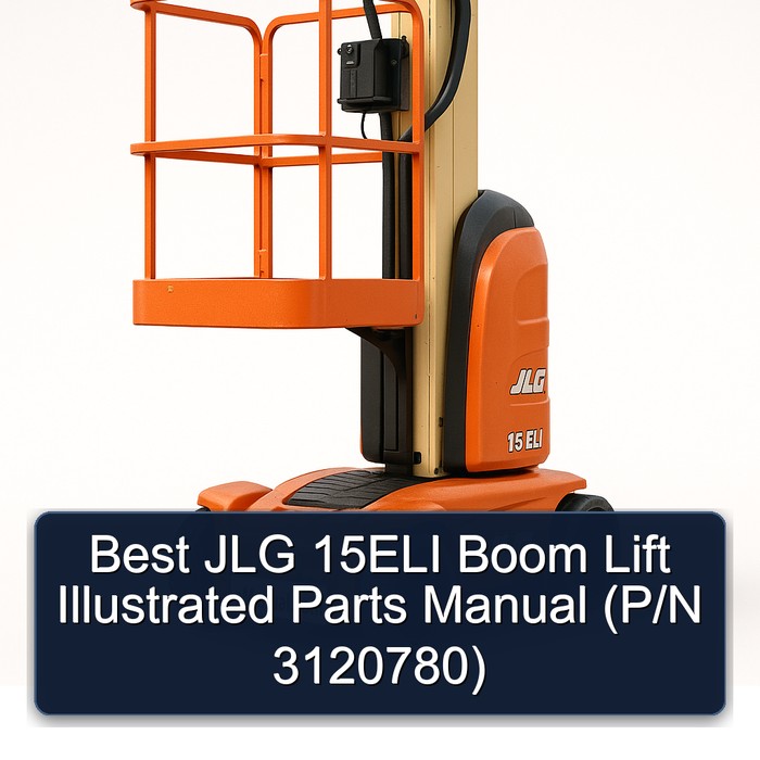 Best JLG 15ELI Boom Lift Illustrated Parts Manual (P/N 3120780) 