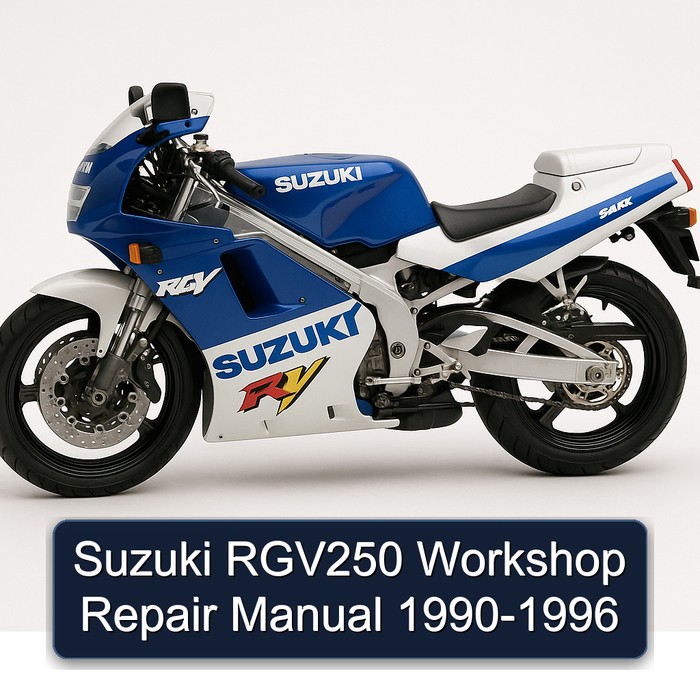 Suzuki RGV250 Workshop Repair Manual 1990-1996