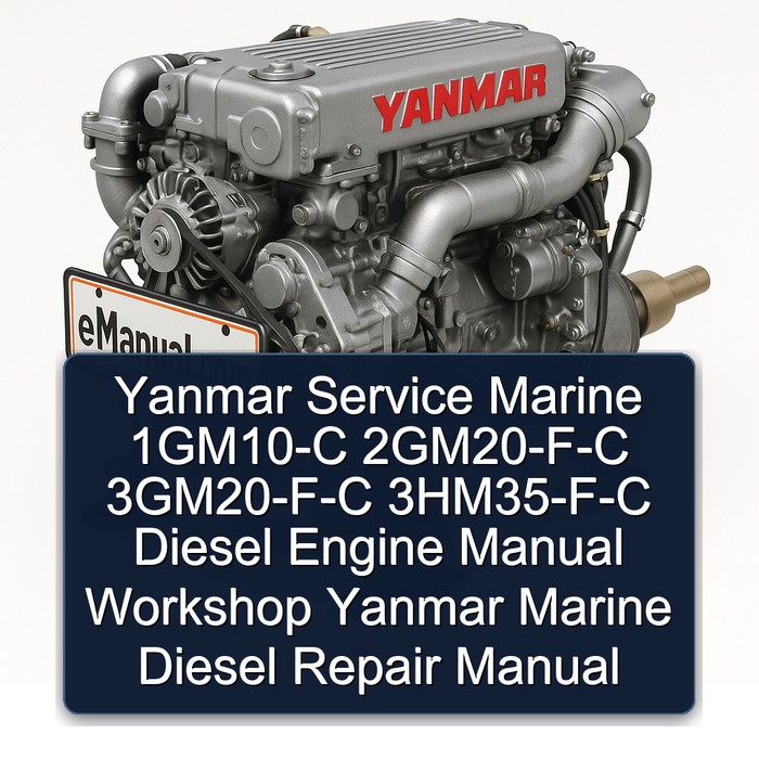 Yanmar Service Marine 1GM10-C 2GM20-F-C 3GM20-F-C 3HM35-F-C Diesel Engine Manual Workshop Yanmar Marine Diesel Repair Manual