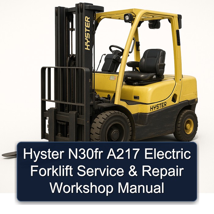 Hyster N30fr A217 Elektro-Gabelstapler Werkstatt-Handbuch
