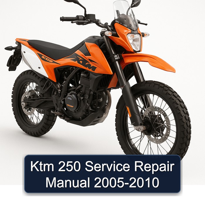 Ktm 250 Service Repair Manual 2005-2010