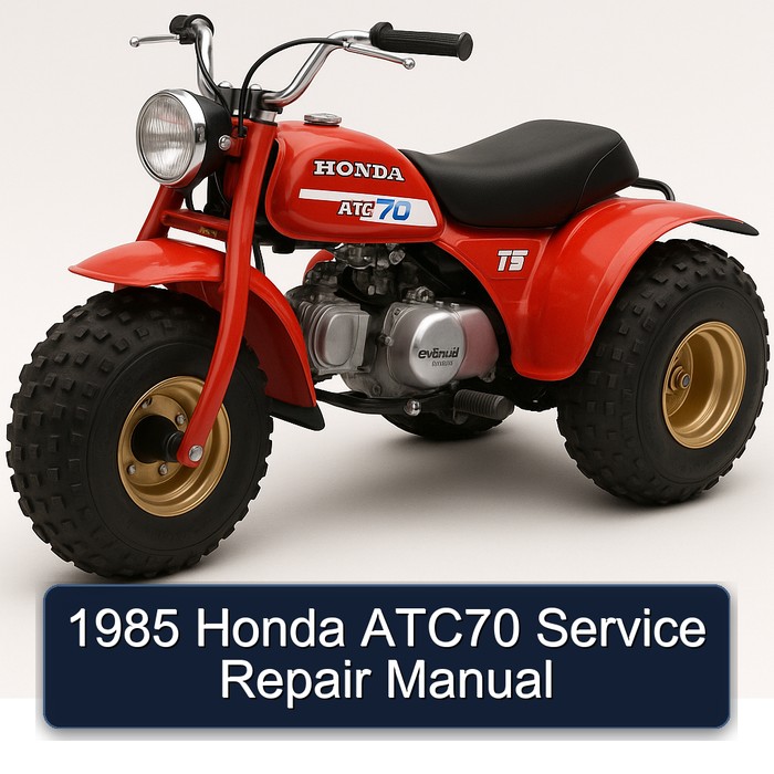 1985 Honda ATC70 Service Repair Manual