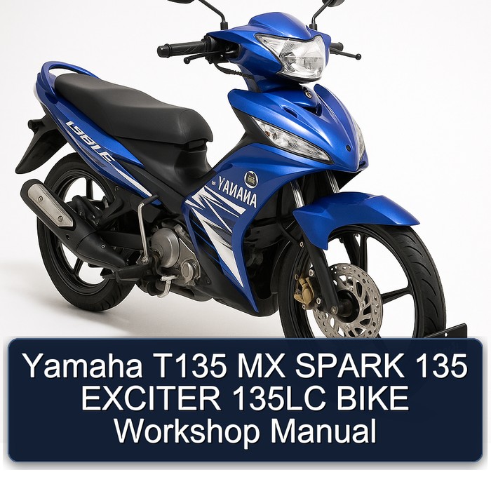 Yamaha T135 MX SPARK 135 EXCITER 135LC BIKE Workshop Manual 