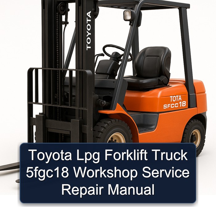 Manual de Servicio y Reparación Toyota 5FGC18 LPG