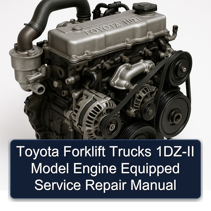 Manual de Servicio y Reparación para Montacargas Toyota 1DZ-II
