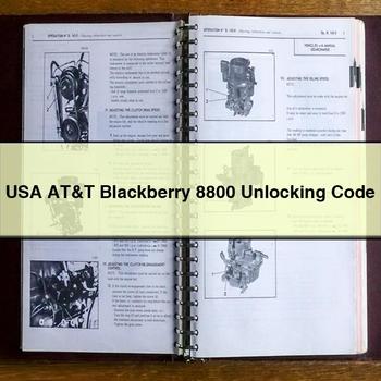 USA At&t Blackberry 8800 Unlocking Code PDF Download