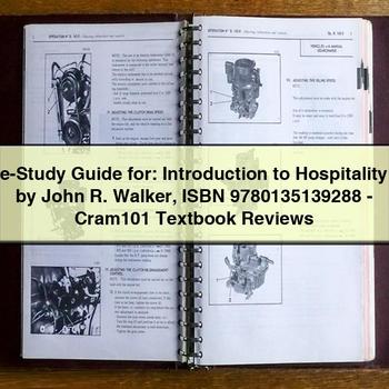 E-Study Guide For: Introduction to Hospitality by John R. Walker Isbn 9780135139288-Cram101 Textbook Reviews PDF Download