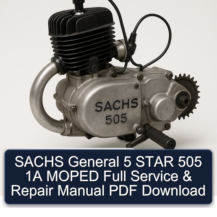 Sachs General 505 1A Moped Werkstatt-Handbuch (PDF Download)
