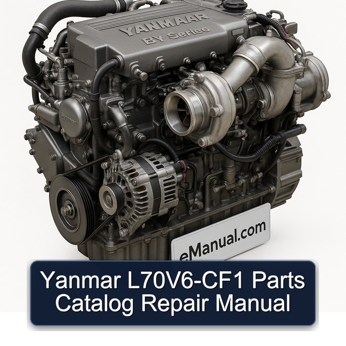 Yanmar L70V6-CF1 Parts Catalog Repair Manual 