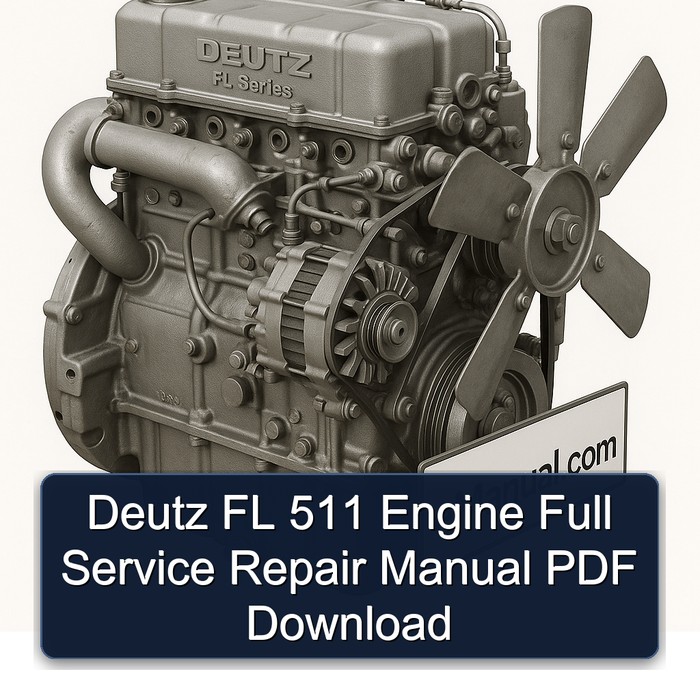 Deutz FL 511 Motor - Vollständige Service- und Reparaturhandbuch (PDF)