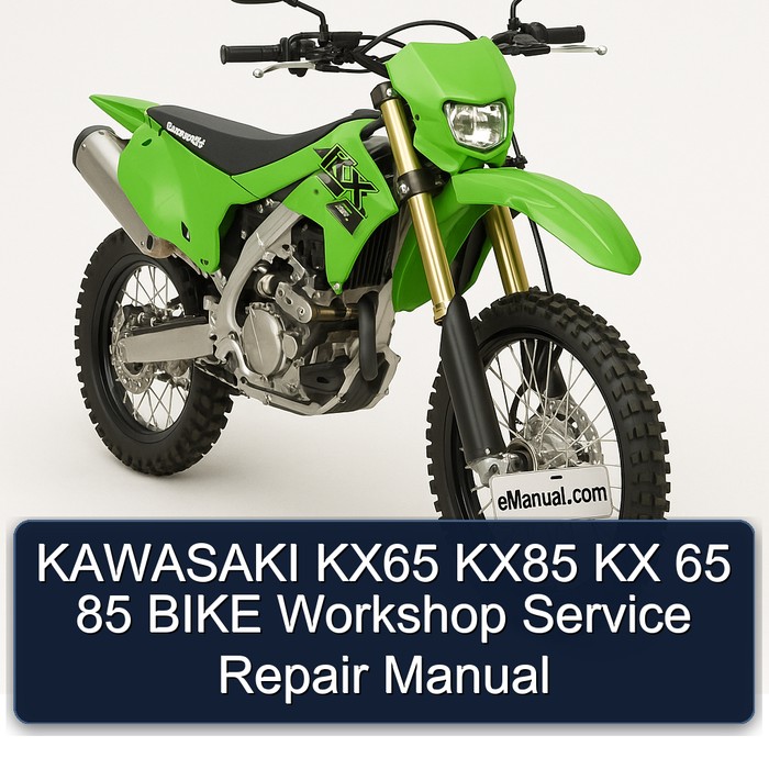 KAWASAKI KX65 KX85 KX 65 85 BIKE Workshop Manual de servicio y reparación