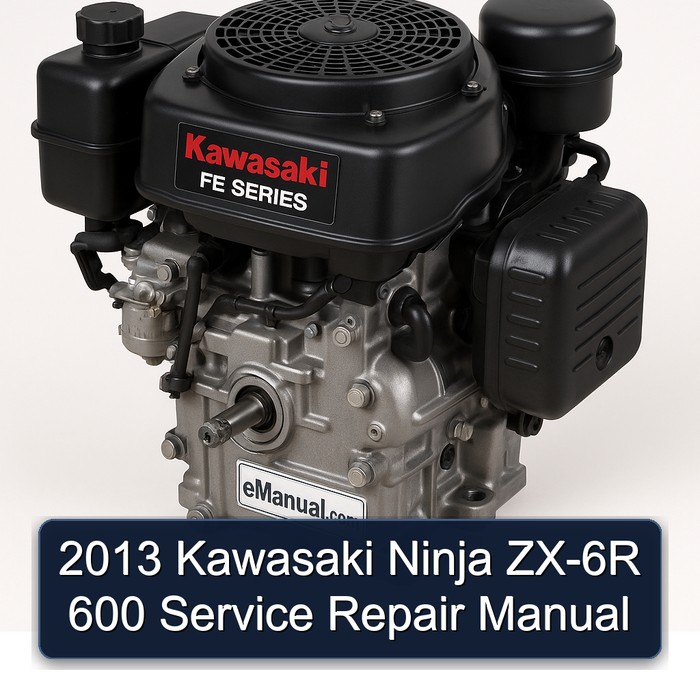 2013 Kawasaki Ninja ZX-6R 600 Service Repair Manual 
