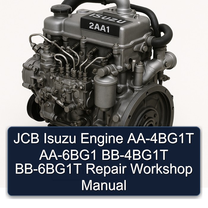 JCB Isuzu Engine AA-4BG1T AA-6BG1 BB-4BG1T BB-6BG1T Repair Workshop Manual