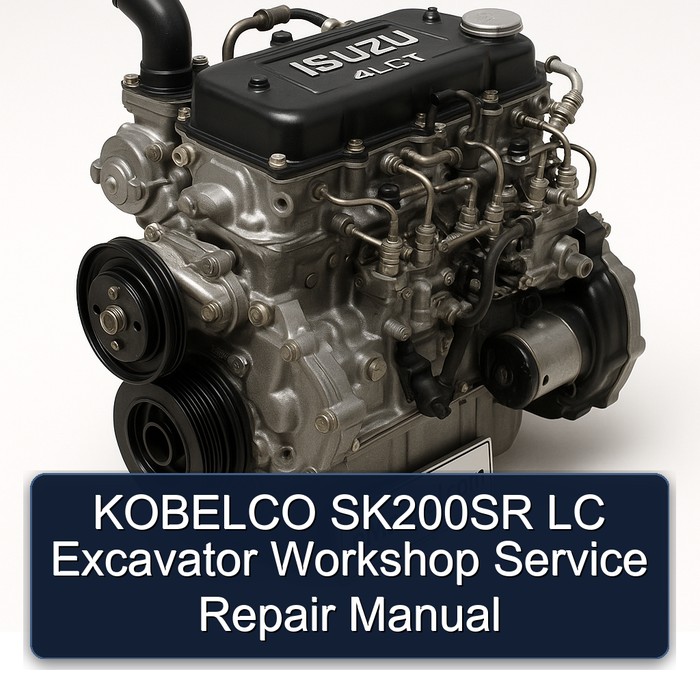 KOBELCO SK200SR LC Excavator Workshop Service Repair Manual 