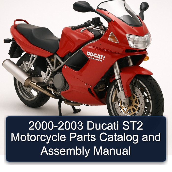 2000-2003 Ducati ST2 Motorcycle Parts Catalog and Assembly Manual