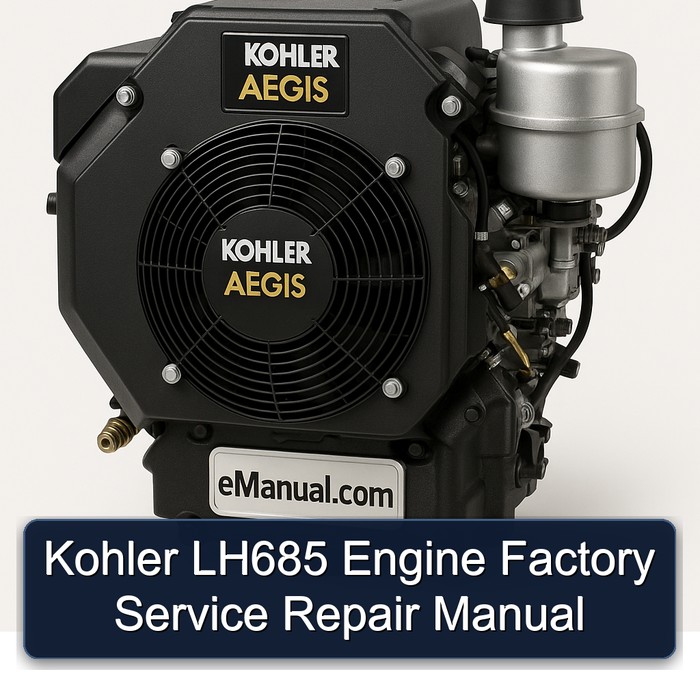 Kohler LH685 Engine Factory Manual de servicio y reparación