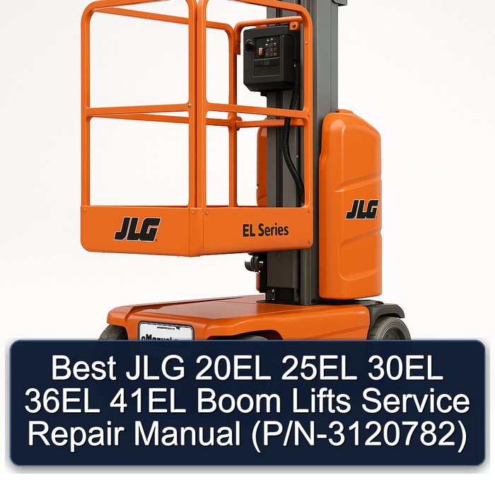 Best Jlg 20EL 25EL 30EL 36EL 41EL Boom Lifts (P/N-3120782) Workshop Service Repair Manual PDF Download