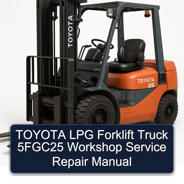 Manual de Servicio y Reparación Toyota 5FGC25 LPG