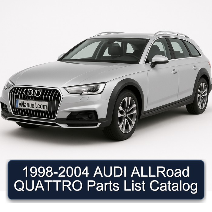 1998-2004 AUDI ALLRoad QUATTRO Parts List Catalog