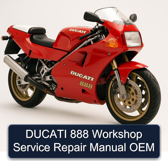 DUCATI 888 Workshop Service Repair Manual OEM
