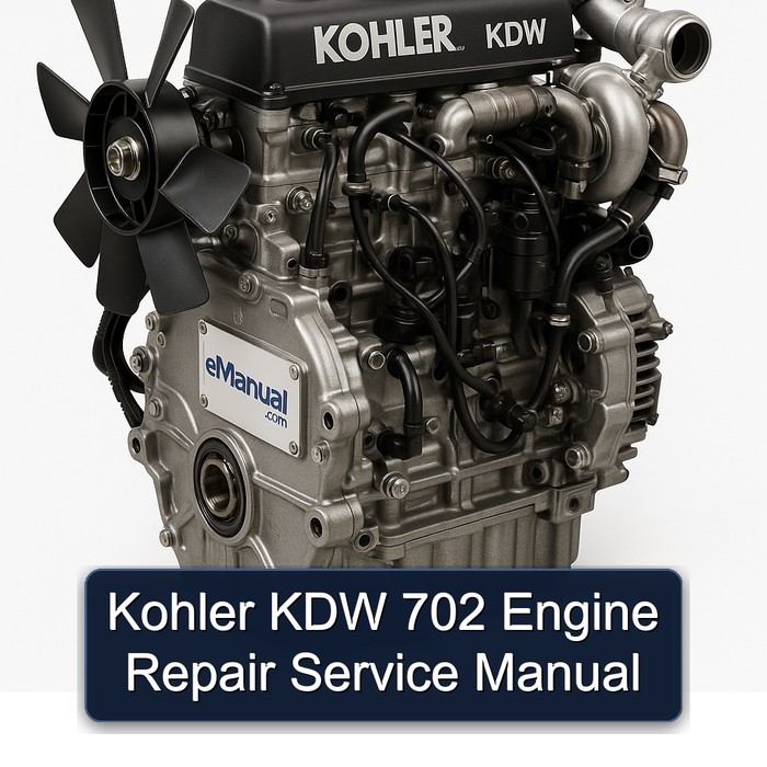 Kohler KDW 702 Motor Reparaturhandbuch