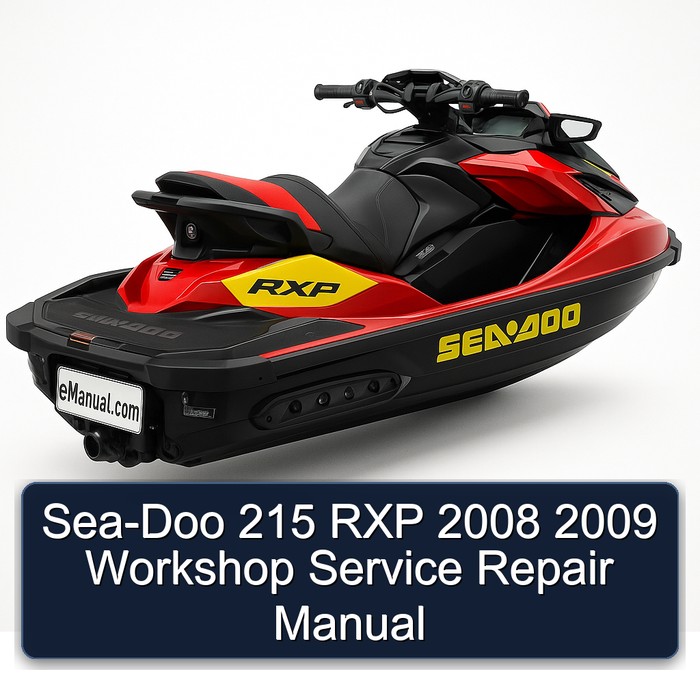 Sea-Doo 215 RXP 2008 2009 Workshop Manual de servicio y reparación