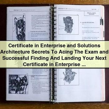 Certificate in Enterprise and Solutions Architecture Exam Preparation Guide PDF Download