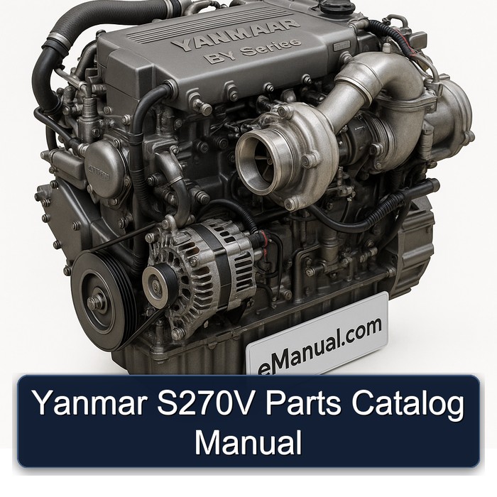Yanmar S270V Parts Catalog Manual 