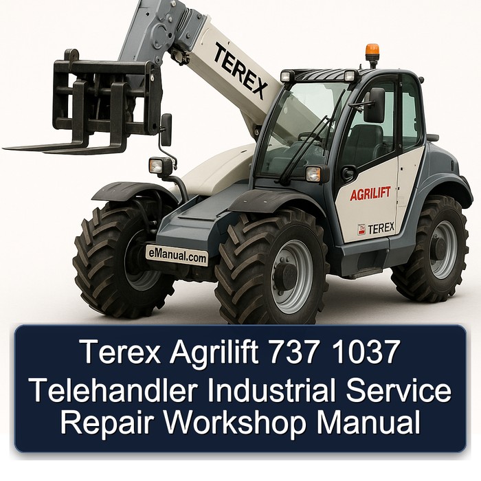 Terex Agrilift 737/1037 Telehandler Werkstatt Handbuch