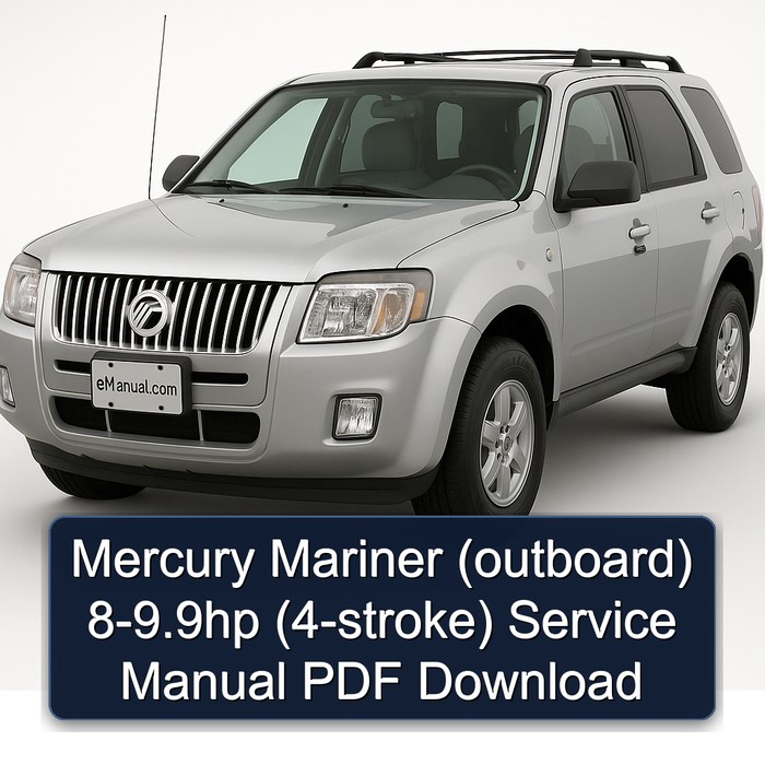 Mercury Mariner (outboard) 8-9.9hp (4-stroke) Service Manual PDF Download