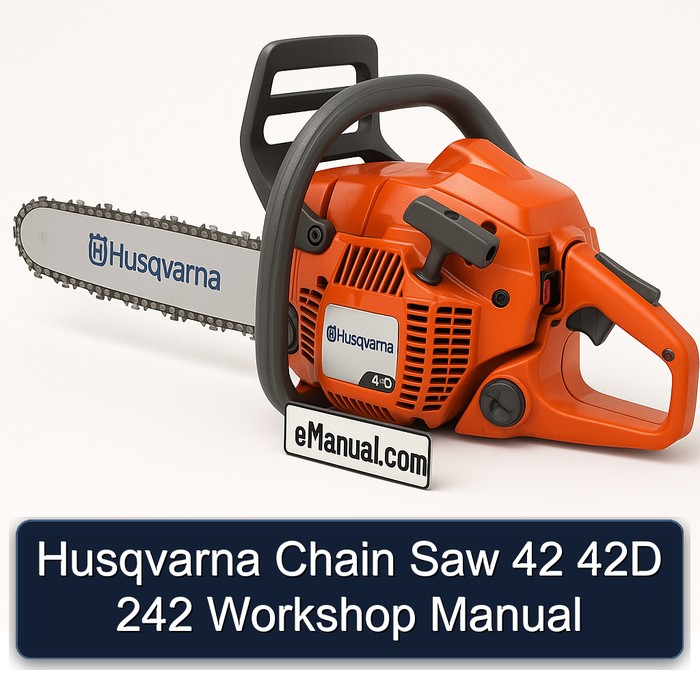 Husqvarna Chain Saw 42 42D 242 Workshop Manual