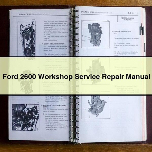 Ford 2600 Workshop Service Repair Manual 