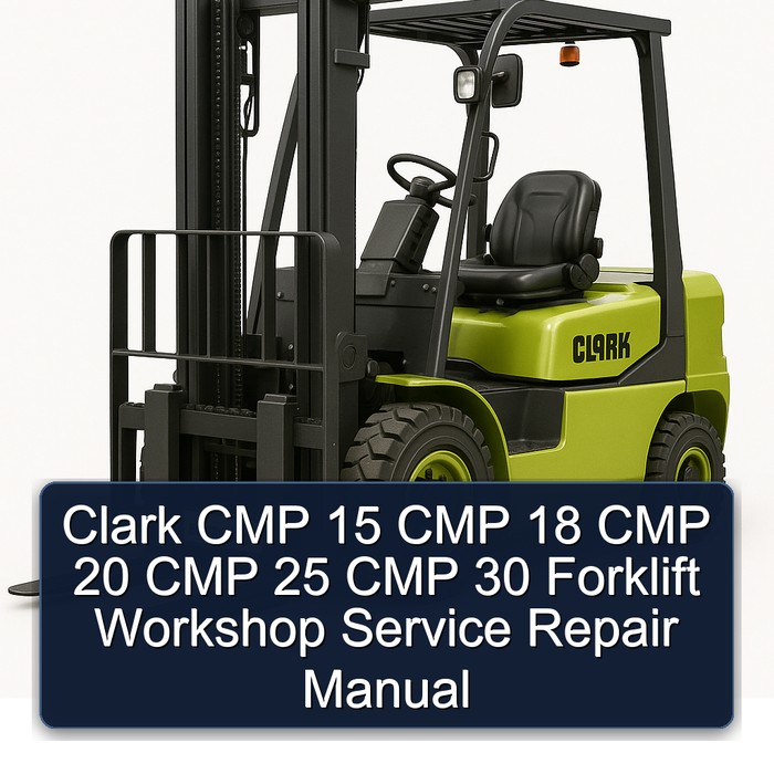 Clark Gabelstapler Werkstatt- und Reparaturhandbuch