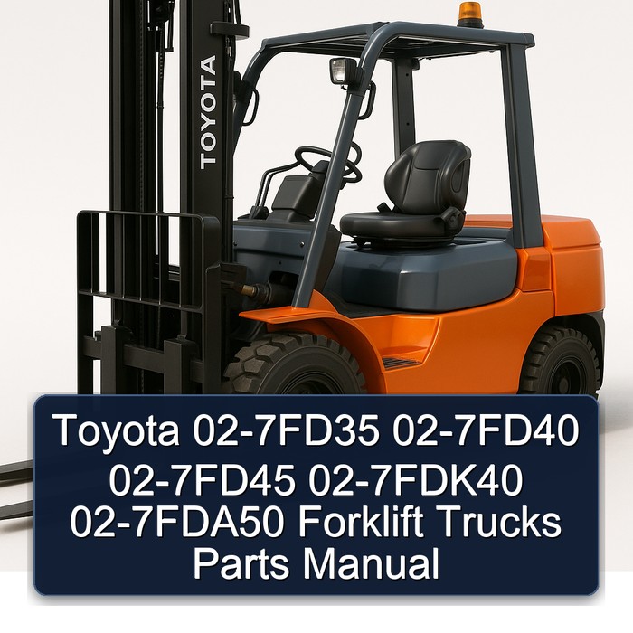 Manual de Piezas para Carretillas Elevadoras Toyota 02-7FD