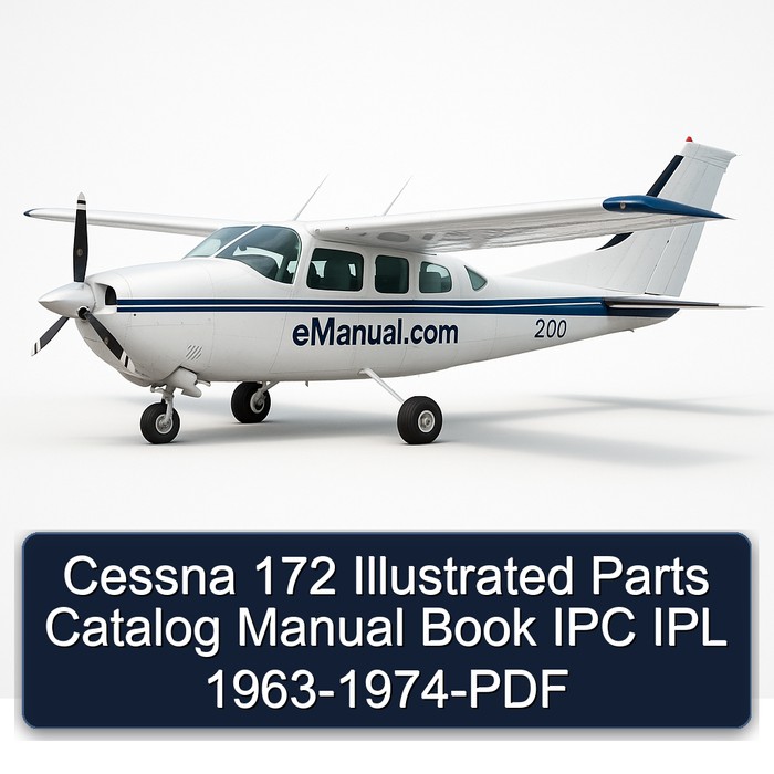 Cessna 172 Illustrated Parts Catalog Manual Book IPC IPL 1963-1974-PDF