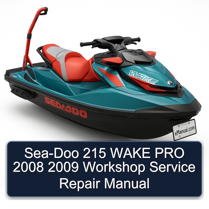 Sea-Doo 215 WAKE PRO 2008 2009 Workshop Manual de servicio y reparación