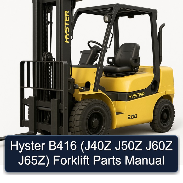 Hyster B416 (J40Z J50Z J60Z J65Z) Ersatzteilhandbuch