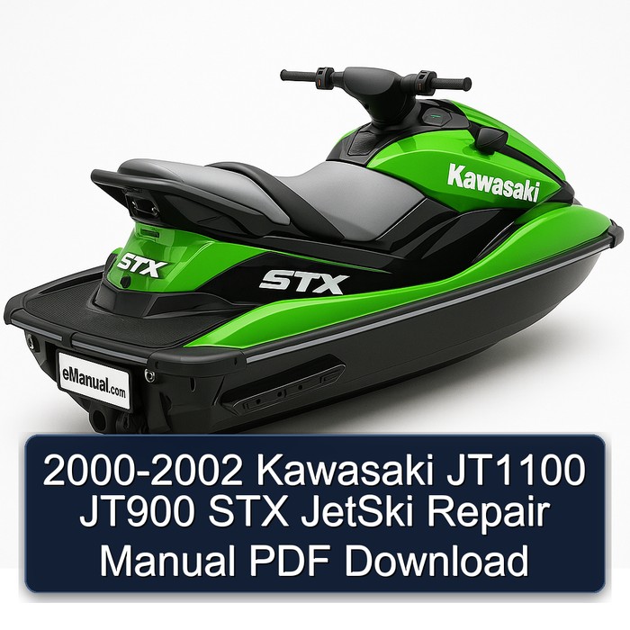 2000-2002 Kawasaki JT1100 JT900 STX JetSki Repair Manual PDF Download