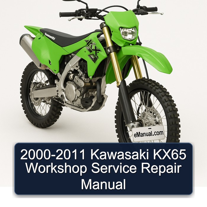 2000-2011 Kawasaki KX65 Workshop Manual de servicio y reparación