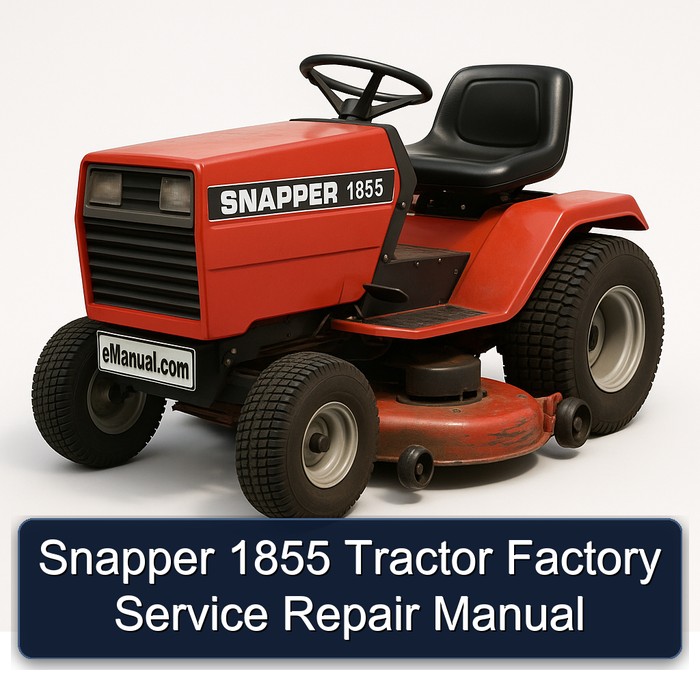 Snapper 1855 Tractor Factory Service Repair Manual