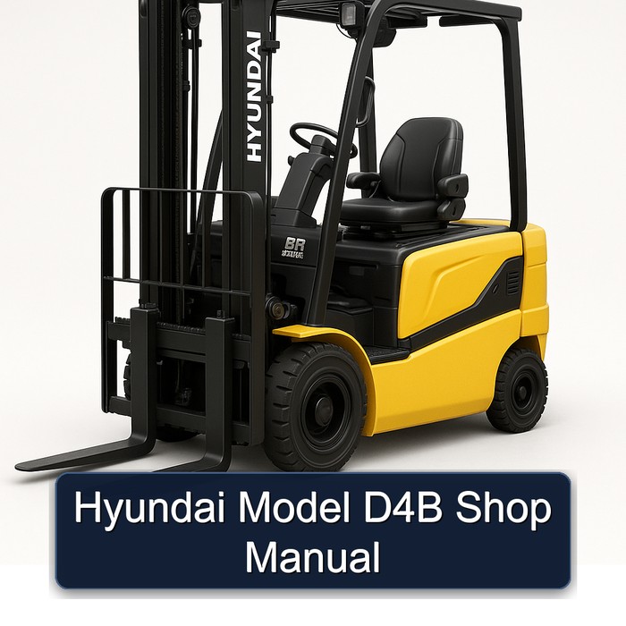 Hyundai Model D4B Shop Manual 