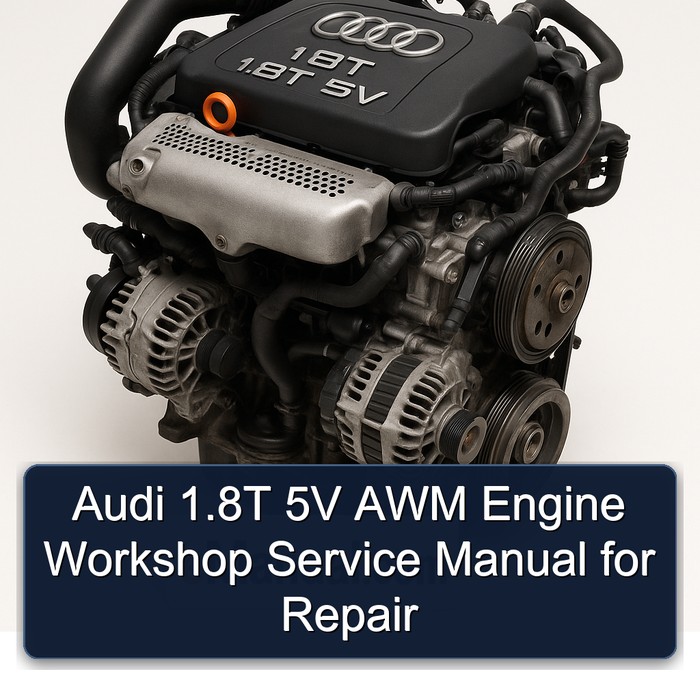 Audi 1.8T 5V AWM Engine Workshop Service Manual for Repair