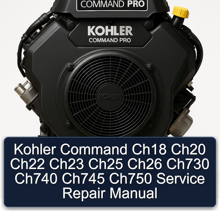 Kohler Command Ch18 Ch20 Ch22 Ch23 Ch25 Ch26 Ch730 Ch740 Ch745 Ch750 Manual de servicio y reparación