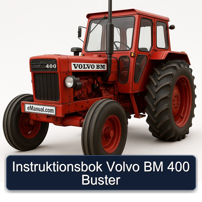 Volvo BM 400 Buster Bedienungsanleitung