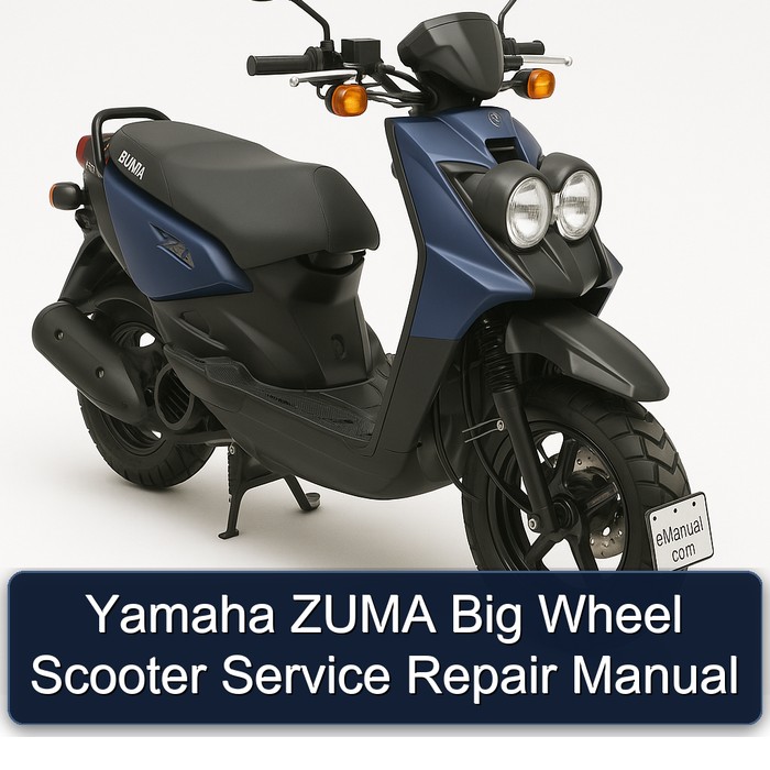 Yamaha ZUMA Big Wheel Scooter Manual de servicio y reparación