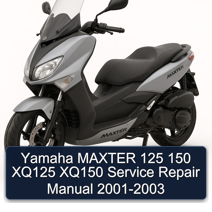 Yamaha MAXTER 125 150 XQ125 XQ150 Service Repair Manual 2001-2003